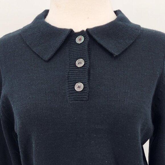 HALARA Cropped‎ Long Sleeve Collared Sweater Size Medium NWOT - Picture 6 of 8